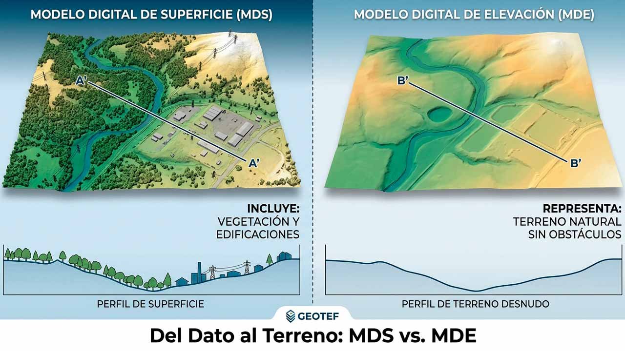 Del Dato al Terreno: MDS vs. MDE en el Diseño de Drenaje Pluvial y Mitigación de Riesgos